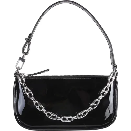 Shoulder Bags, female, , Size: ONE SIZE Leather Mini Rachel Handbag - By FAR - Modalova