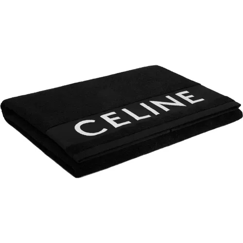 Besticktes Logo Strandtuch Celine - Celine - Modalova