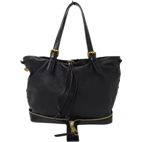 Pre-owned Bucket Bags, female, , Size: ONE SIZE Pre-owned Shoulder Tote Bag - Chloé Pre-owned - Modalova