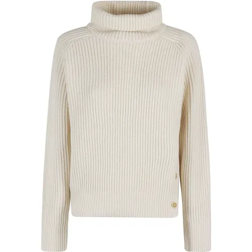 Gerippter Rollkragenpullover , Damen, Größe: XS - Dunst - Modalova