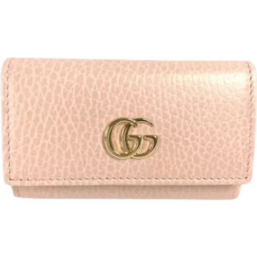 Pre-owned Accessories, female, , Size: ONE SIZE Pre-owned Leather key-holders - Gucci Vintage - Modalova