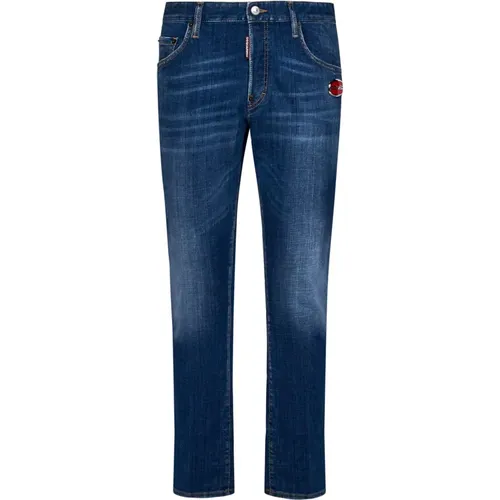 Slim-fit Jeans, male, , Size: S Skater Jeans - Dsquared2 - Modalova
