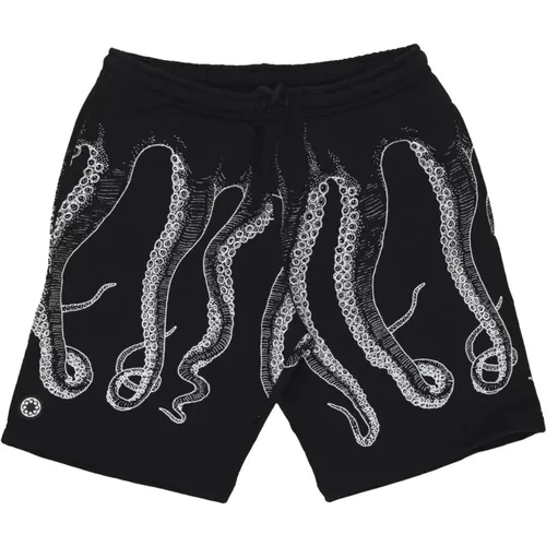 Casual Shorts, male, , Size: XL Outline Sweatshorts White/ - Octopus - Modalova