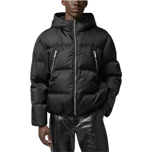 Down Tech Piumino Jacket , male, Sizes: M - Versace - Modalova
