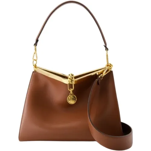 Leather Hobo Bag , female, Sizes: ONE SIZE - ETRO - Modalova