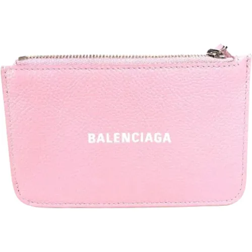 Pre-owned Wallets, female, , Size: ONE SIZE Pre-owned Leather wallets - Balenciaga Vintage - Modalova