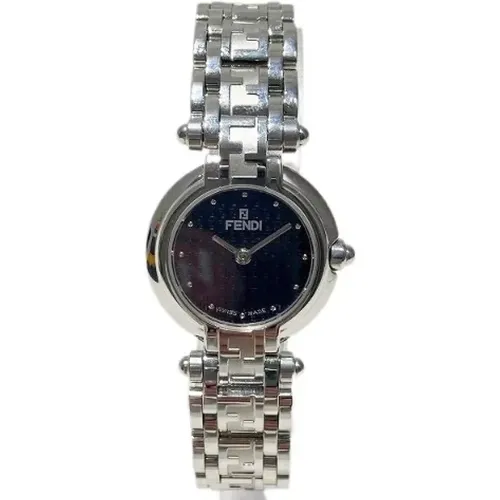 Pre-owned Metal watches , female, Sizes: ONE SIZE - Fendi Vintage - Modalova