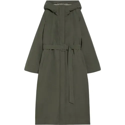 Wendbare Parka mit Kapuze und Gürtel - Max Mara Weekend - Modalova