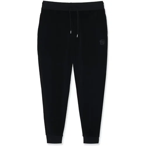 Velour Joggers in , male, Sizes: S, XL, L - Hugo Boss - Modalova