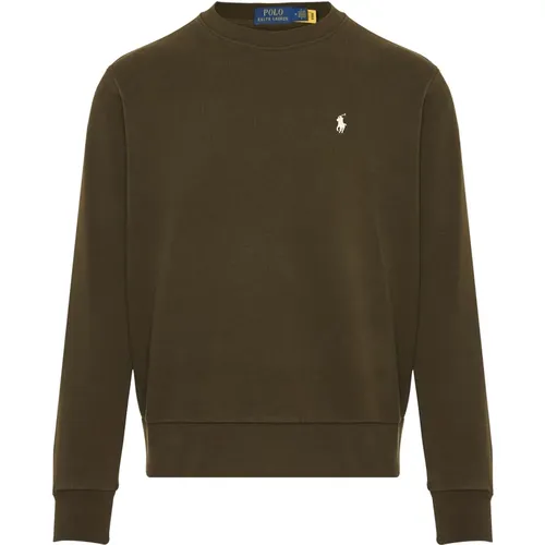 Bestickter Baumwollpullover , Herren, Größe: L - Ralph Lauren - Modalova