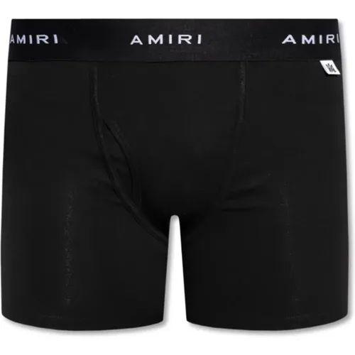 Bottoms, male, , Size: XL Boxer shorts with logo - Amiri - Modalova