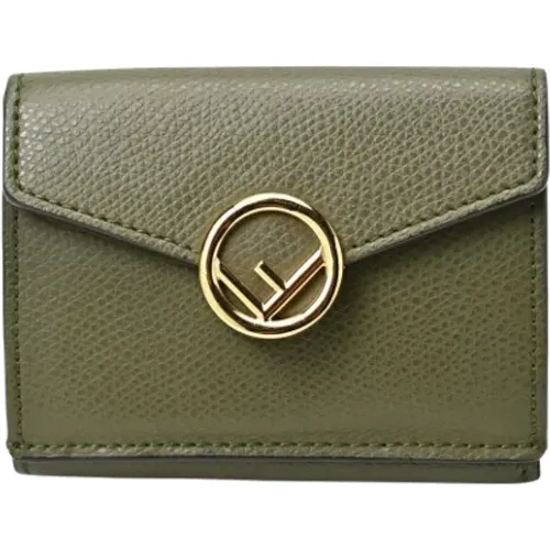 Pre-owned Leather wallets , female, Sizes: ONE SIZE - Fendi Vintage - Modalova