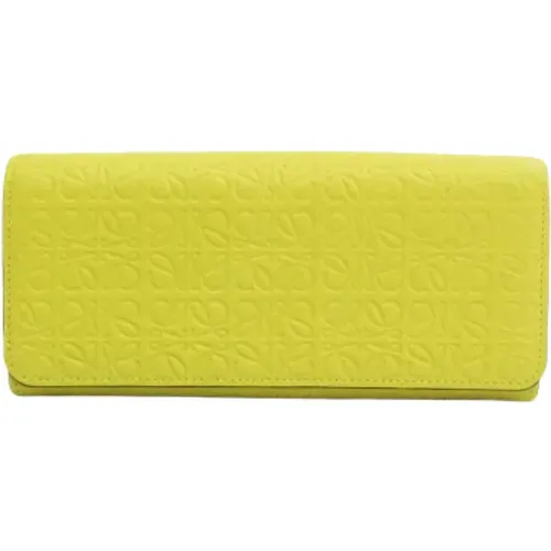 Pre-owned Wallets, female, , Size: ONE SIZE Pre-owned Leather wallets - Loewe Pre-owned - Modalova