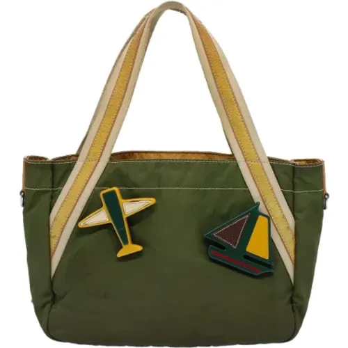 Pre-owned Tote Bags, female, , Size: ONE SIZE Pre-owned Fabric totes - Prada Vintage - Modalova