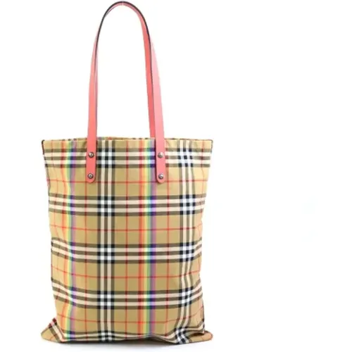 Pre-owned Tote Bags, female, , Size: ONE SIZE Pre-owned Fabric shoulder-bags - Burberry Vintage - Modalova