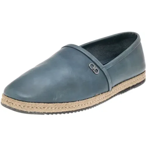 Pre-owned Flats, female, , Size: 13 US Pre-owned Leather flats - Salvatore Ferragamo Pre-owned - Modalova