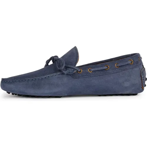 Suede Loafers , Herren, Größe: 43 EU - Boggi Milano - Modalova