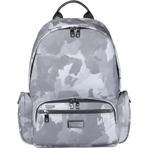 Camouflage Backpack for Men's Outdoor Adventures , male, Sizes: ONE SIZE - Dolce & Gabbana - Modalova