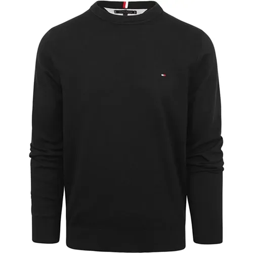 Crew Neck Sweater , Herren, Größe: M - Tommy Hilfiger - Modalova