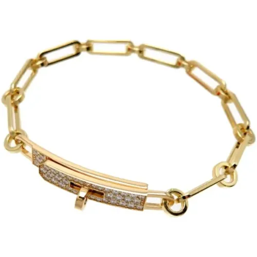 Pre-owned Gold bracelets , female, Sizes: ONE SIZE - Hermès Vintage - Modalova