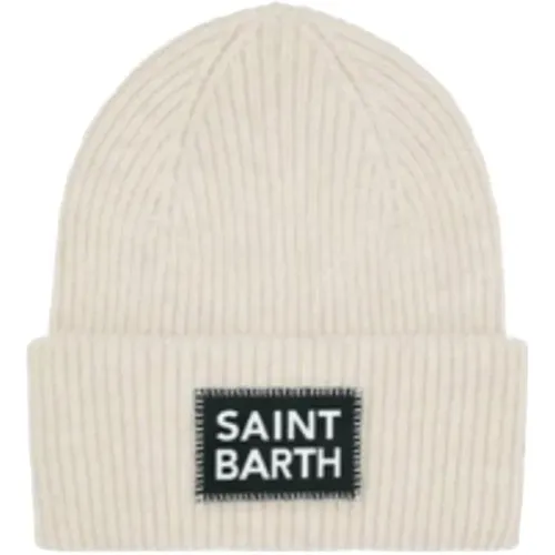 Beanies, male, , Size: ONE SIZE Wool Men's Cap Stylish Design - MC2 Saint Barth - Modalova