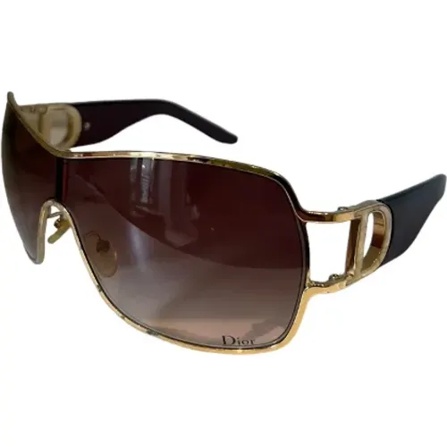 Pre-owned Accessories, female, , Size: ONE SIZE Pre-owned Metal sunglasses - Dior Vintage - Modalova