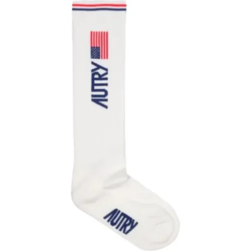 American Flag Socks , male, Sizes: S - Autry - Modalova