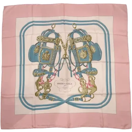 Pre-owned Scarves, female, , Size: ONE SIZE Pre-owned Silk scarves - Hermès Vintage - Modalova