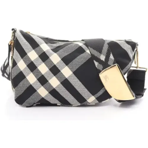 Pre-owned Cross Body Bags, female, , Size: ONE SIZE Pre-owned Cotton crossbody-bags - Burberry Vintage - Modalova