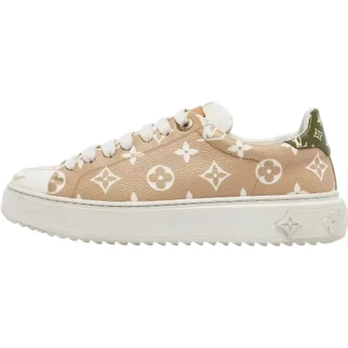 Pre-owned Sneakers, female, , Size: 8 US Pre-owned Canvas sneakers - Louis Vuitton Vintage - Modalova