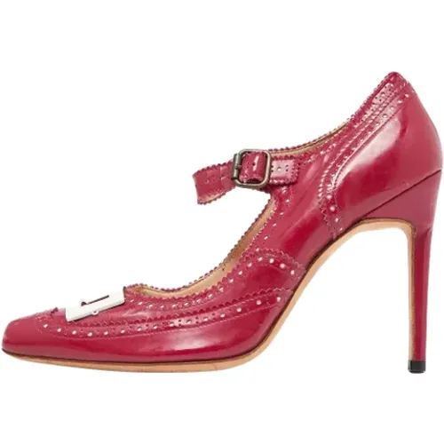 Pre-owned Pumps, female, , Size: 6 1/2 US Pre-owned Leather heels - Manolo Blahnik Pre-owned - Modalova