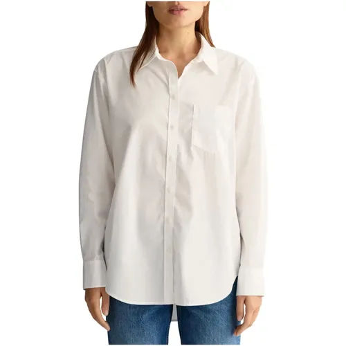 REL Poplin Shirt , female, Sizes: S, M, XS - Gant - Modalova