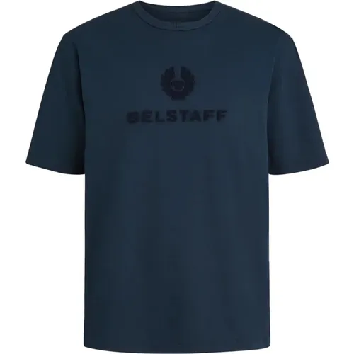 Varsity T-Shirt in Navy , Herren, Größe: S - Belstaff - Modalova