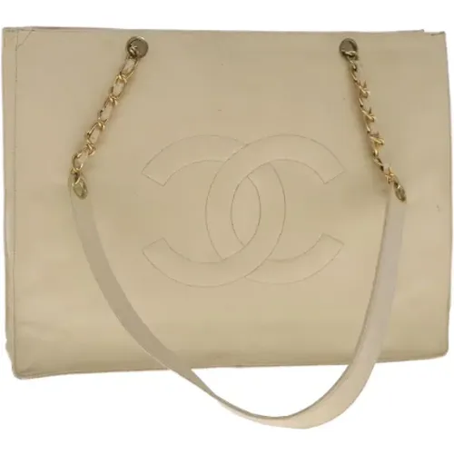 Pre-owned Tote Bags, female, , Size: ONE SIZE Pre-owned Leather chanel-bags - Chanel Vintage - Modalova