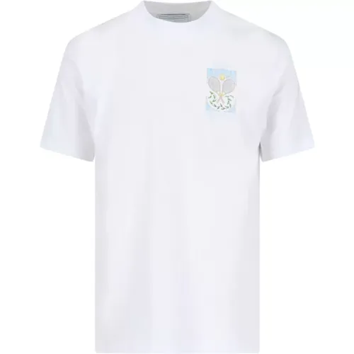 Weiße T-Shirts und Polos , Herren, Größe: S - Casablanca - Modalova