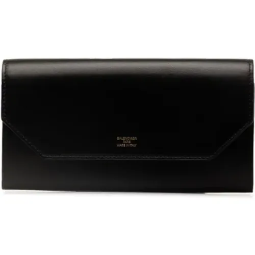 Pre-owned Wallets, female, , Size: ONE SIZE Pre-owned Leather wallets - Balenciaga Vintage - Modalova