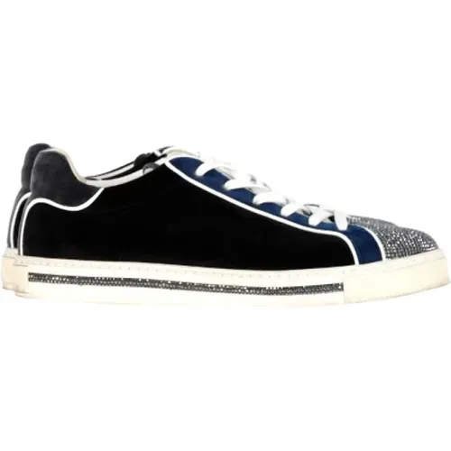 Pre-owned Sneakers, female, , Size: 8 US Pre-owned Velvet sneakers - René Caovilla Pre-owned - Modalova