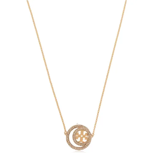 Necklaces, female, , Size: ONE SIZE Miller necklace with logo - TORY BURCH - Modalova