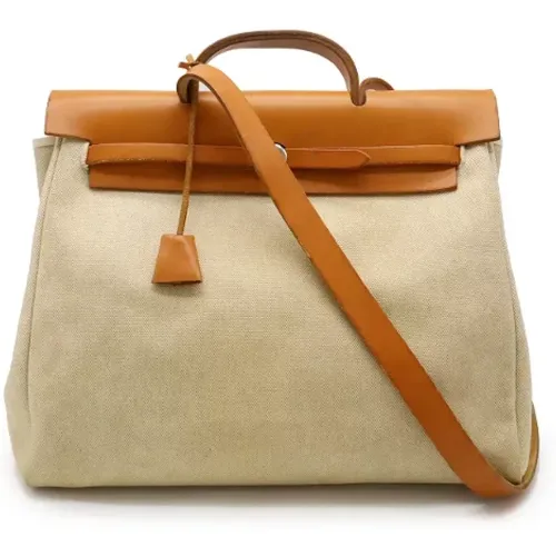 Pre-owned Canvas handbags , female, Sizes: ONE SIZE - Hermès Vintage - Modalova