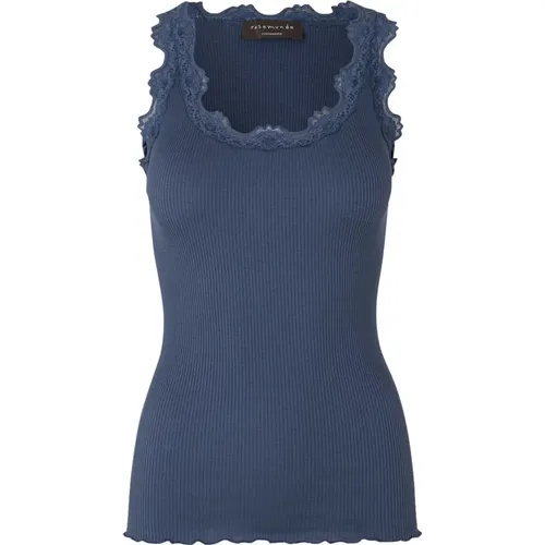 Denim Blaue Seidentop Rosemunde - Rosemunde - Modalova