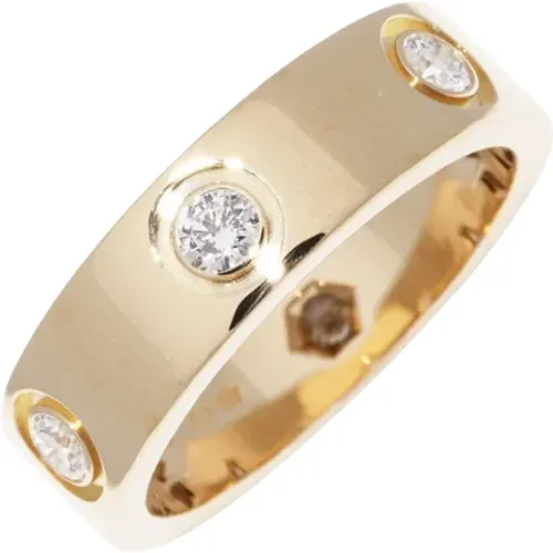 Pre-owned Metal rings , female, Sizes: ONE SIZE - Cartier Vintage - Modalova