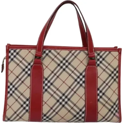 Pre-owned Tote Bags, female, , Size: ONE SIZE Pre-owned Canvas burberry-bags - Burberry Vintage - Modalova