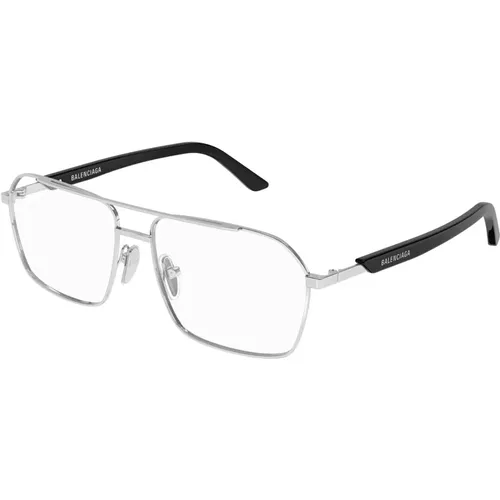 Silver Eyewear Frames , unisex, Sizes: 57 MM - Balenciaga - Modalova