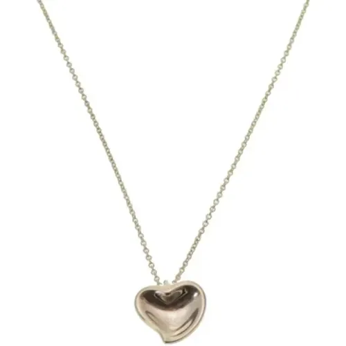 Pre-owned Jewellery, female, , Size: ONE SIZE Pre-owned Silver necklaces - Tiffany & Co. Pre-owned - Modalova