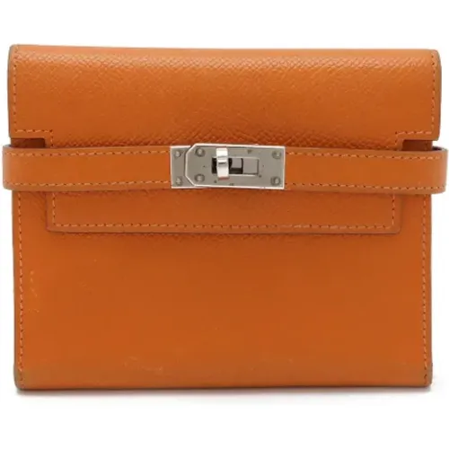 Pre-owned Leather wallets , female, Sizes: ONE SIZE - Hermès Vintage - Modalova