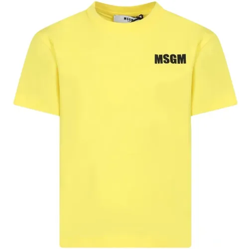 Lässiges und stilvolles Baumwoll-T-Shirt - Msgm - Modalova