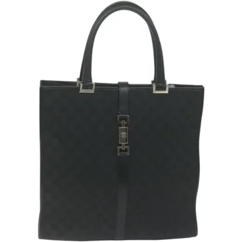 Pre-owned Tote Bags, female, , Size: ONE SIZE Pre-owned Canvas gucci-bags - Gucci Vintage - Modalova