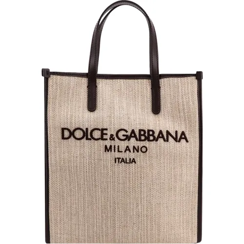Leather Handbag Aw23 , male, Sizes: ONE SIZE - Dolce & Gabbana - Modalova