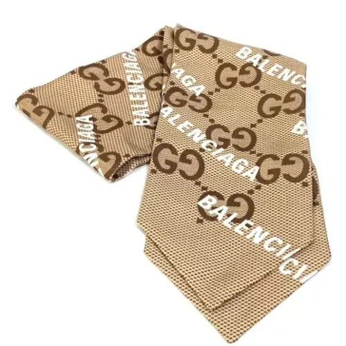 Pre-owned Scarves, female, , Size: ONE SIZE Pre-owned Fabric scarves - Gucci Vintage - Modalova