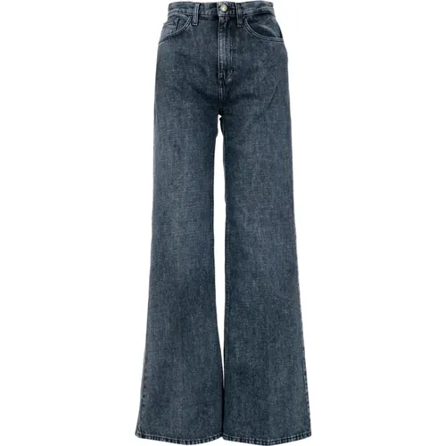 Hoch taillierte Flare-Jeans - Don The Fuller - Modalova